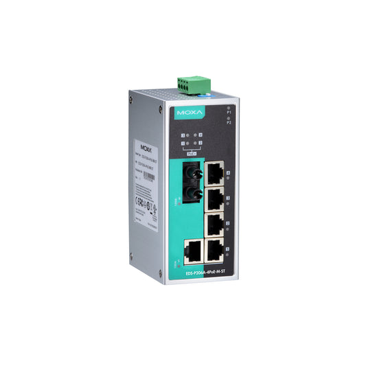 6-port unmanaged Ethernet switches with 4 IEEE 802.3af/at PoE+ ports