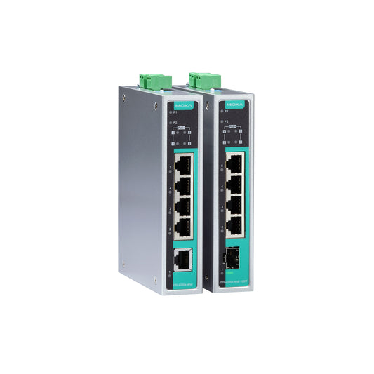 5-port full Gigabit unmanaged Ethernet switches with 4 IEEE 802.3af/at PoE+ ports