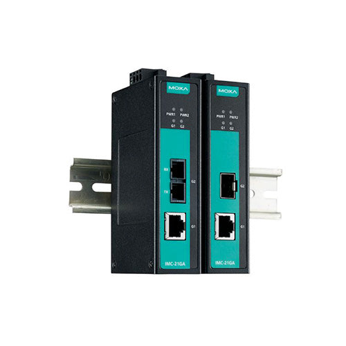 Industrial Gigabit Media Converter, SFP Slot, -10 to 60°C