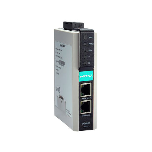 2 port Modbus-to-BACnet/IP gateway,  2kV isolation, 12 to 48 VDC, 24 VAC, -40 to 75°C