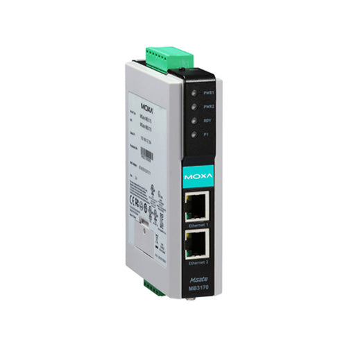 1 Port RS-232/422/485 advanced Modbus TCP to Serial Communication Gateway